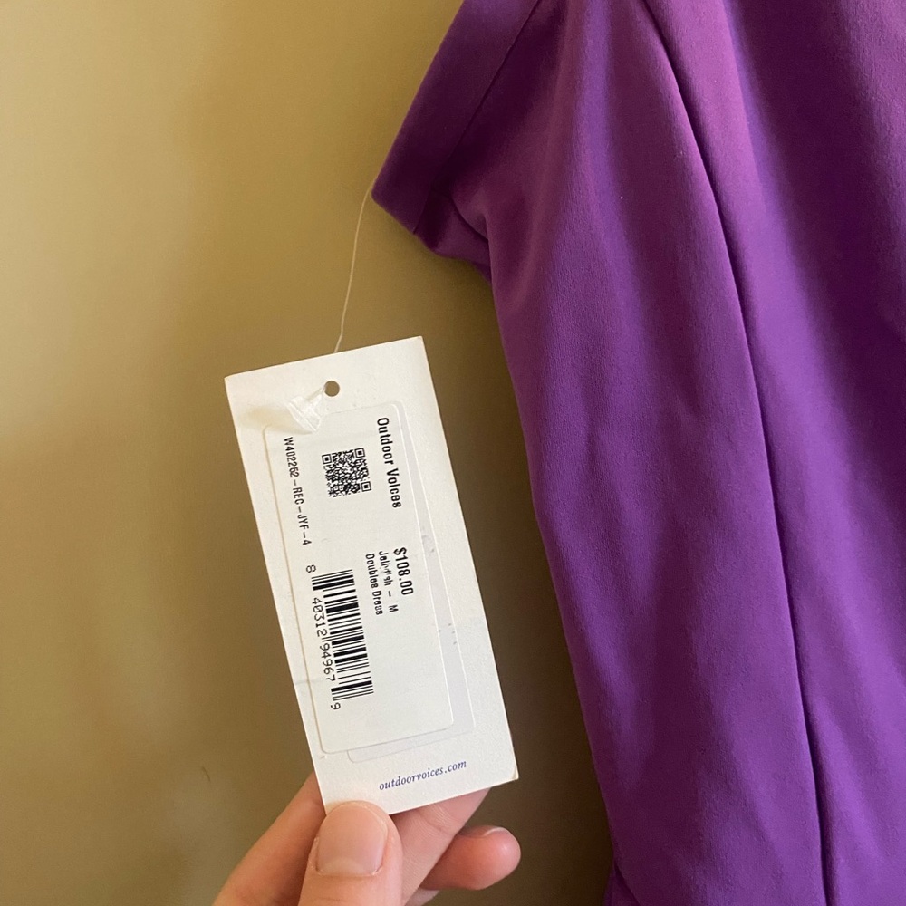 Outdoor Voices Lavender Purple Pleated Tennis Dress - Picture 3 of 3